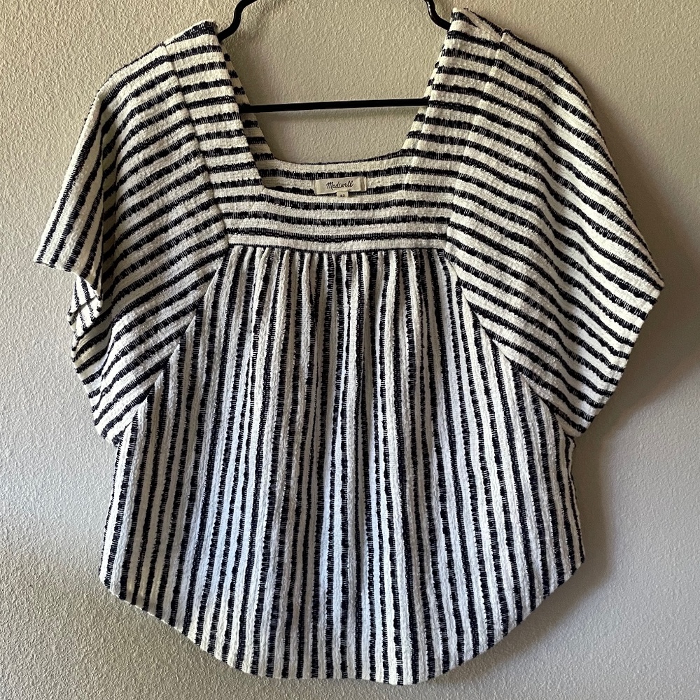 Madewell Striped Butterfly Top